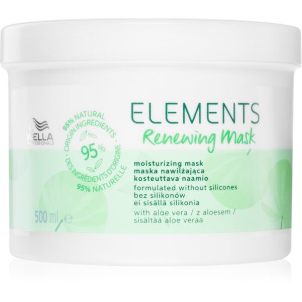 Wella Professionals Elements Renewing masca regeneratoare pentru un par stralucitor si catifelat 500 ml-ro