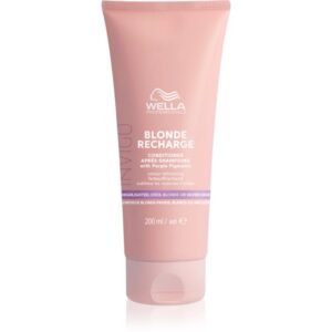Wella Professionals Invigo Blonde Recharge balsam de par violet neutralizeaza tonurile de galben 200 ml-ro