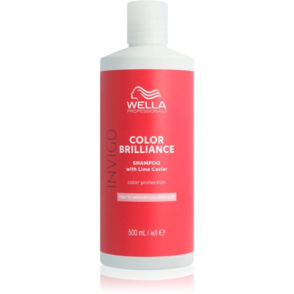 Wella Professionals Invigo Color Brilliance Șampon pentru păr normal și subțire pentru protecția culorii 500 ml-ro