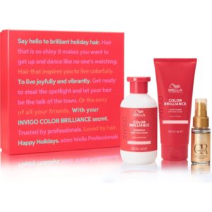 Wella Professionals Invigo Color Brilliance set cadou pentru par fin si colorat-Țena
