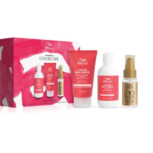 Wella Professionals Invigo Color Brilliance set cadou pentru protecția culorii Spring-ro