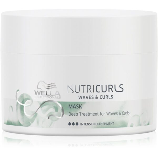 Wella Professionals Nutricurls Waves & Curls masca de netezire pentru par ondulat si cret 150 ml-ro