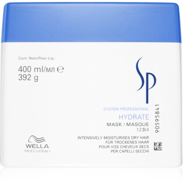 Wella Professionals SP Hydrate masca pentru par uscat 400 ml-Țena