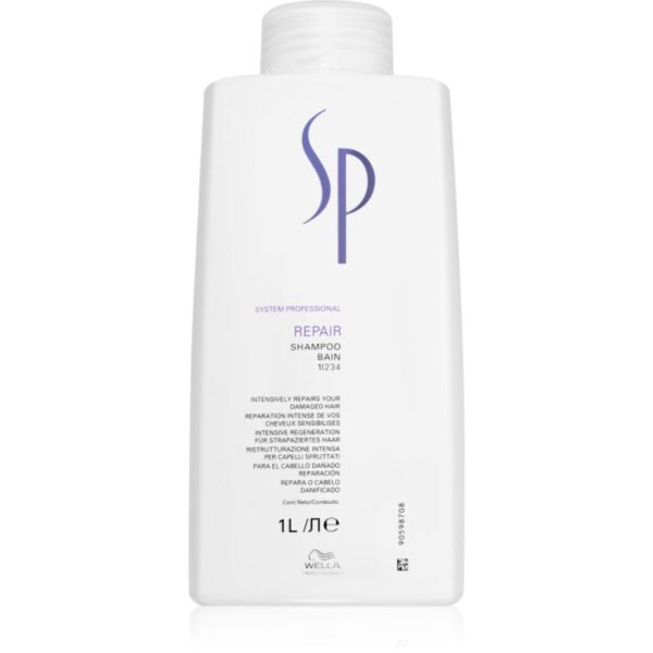 Wella Professionals SP Repair șampon pentru par degradat sau tratat chimic 1000 ml-Țena