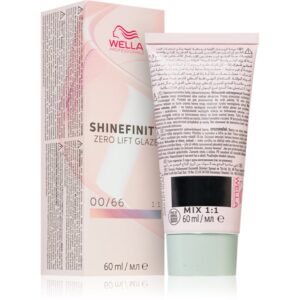 Wella Professionals Shinefinity Zero Lift Glaze vopsea de păr demipermanentă culoare 00/66 - Violet Booster 60 ml-Țena