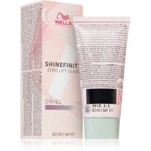 Wella Professionals Shinefinity Zero Lift Glaze vopsea de păr demipermanentă culoare 09/61 - Iced Platinum 60 ml-ro