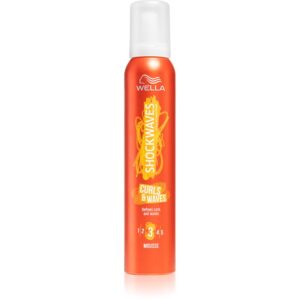 Wella Shockwaves Curls & Waves spumă fixatoare pentru onduleuri extreme 200 ml-Țena