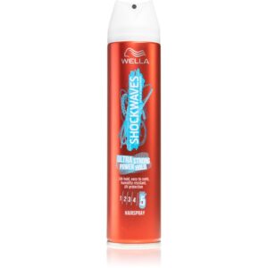 Wella Shockwaves Ultra Strong Power Hold fixativ pentru păr cu fixare foarte puternică 250 ml-Țena