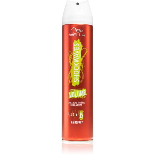 Wella Shockwaves Volume fixativ pentru păr cu fixare foarte puternică pentru volum 250 ml-Țena