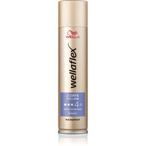 Wella Wellaflex 2 Days Volume fixativ cu fixare puternică pentru volum 250 ml-Țena