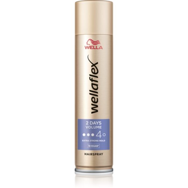 Wella Wellaflex 2 Days Volume fixativ cu fixare puternică pentru volum 250 ml-Țena