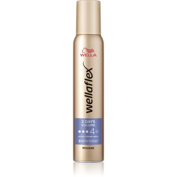 Wella Wellaflex 2 Days Volume spuma pentru volum mărit Vol 4 200 ml-Țena