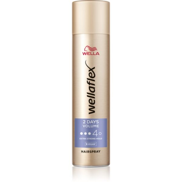 Wella Wellaflex 2nd Day Volume fixativ cu fixare puternică pentru volum 75 ml-Țena