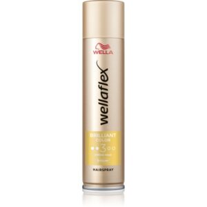 Wella Wellaflex Brilliant Color fixativ păr pentru fixare medie pentru păr vopsit 250 ml-Țena