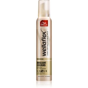 Wella Wellaflex Brilliant Color spuma fixare medie 200 ml-ro