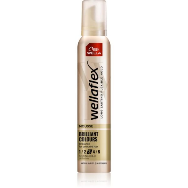 Wella Wellaflex Brilliant Color spuma fixare medie 200 ml-ro