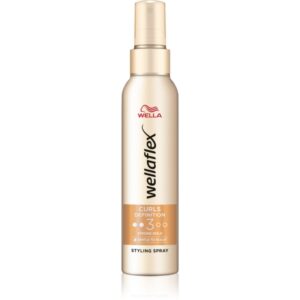 Wella Wellaflex Curls Definition gel spray pentru păr creț fixare puternică 150 ml-ro