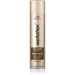 Wella Wellaflex Extreme Hold fixativ pentru păr cu fixare foarte puternică pentru o fixare naturala 250 ml-Țena