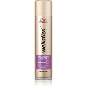 Wella Wellaflex Fullness Volume fixativ pentru păr cu fixare foarte puternică pentru flexibilitate si volum 250 ml-Țena