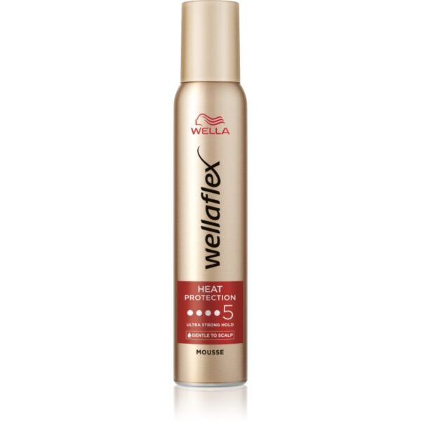 Wella Wellaflex Heat Protection spuma  pentru modelarea termica a parului 200 ml-ro