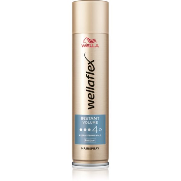 Wella Wellaflex Instant Volume fixativ cu fixare puternică și extra volum 250 ml-Țena