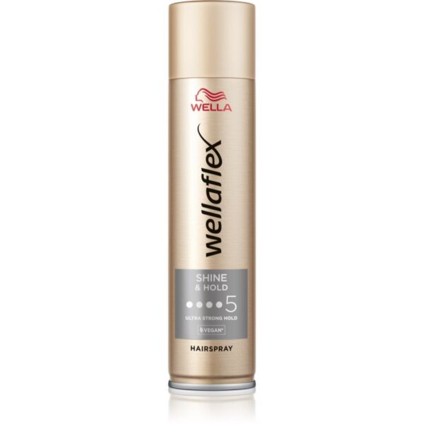 Wella Wellaflex Shine & Hold fixativ 400 ml-Țena