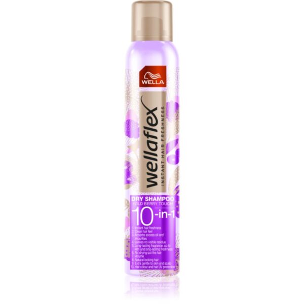 Wella Wellaflex Wild Berry Touch sampon uscat cu parfum floral delicat 180 ml-Țena