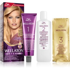 Wella Wellaton Intense Culoare permanenta pentru par cu ulei de argan culoare 10/0 Lightest Blonde 1 buc-ro
