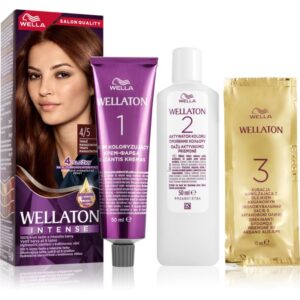 Wella Wellaton Intense Culoare permanenta pentru par cu ulei de argan culoare 4/5 Addictive Mahogany 1 buc-ro