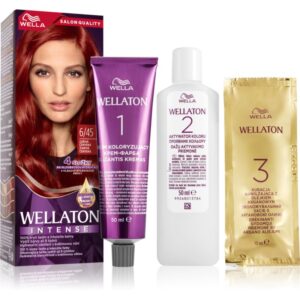Wella Wellaton Intense Culoare permanenta pentru par cu ulei de argan culoare 6/45 Red Passion 1 buc-ro