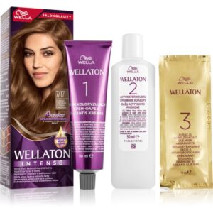 Wella Wellaton Intense Culoare permanenta pentru par cu ulei de argan culoare 7/17 Frosted Chocolate 1 buc-ro