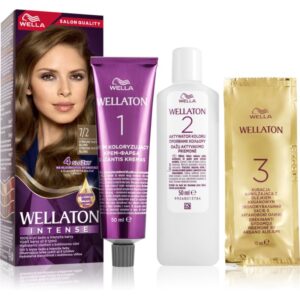 Wella Wellaton Intense Culoare permanenta pentru par cu ulei de argan culoare 7/2 Matte Medium Blond 1 buc-ro