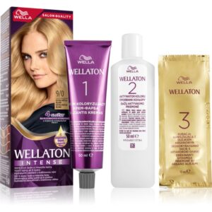 Wella Wellaton Intense Culoare permanenta pentru par cu ulei de argan culoare 9/0 Very Light Blonde 1 buc-ro