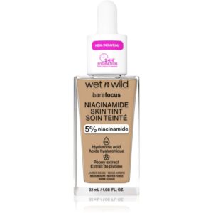 Wet n Wild Bare Focus Niacinamide Skin Tint machiaj ușor de hidratare culoare Amber Beige (Warm) 32 ml-ro
