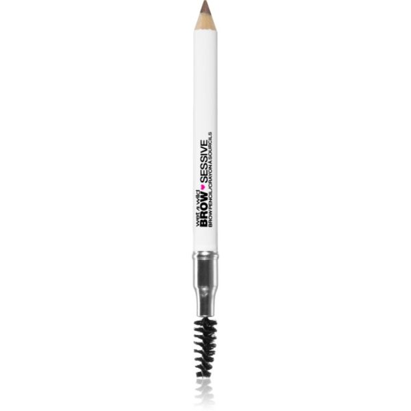 Wet n Wild Brow Sessive creion pentru sprancene cu pensula culoare Medium Brown 0