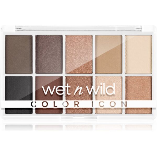 Wet n Wild Color Icon 10-Pan paletă cu farduri de ochi culoare Nude Awakening 12 g-Țena