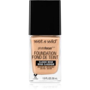 Wet n Wild Photo Focus Make-up lichid matifiant culoare Classic Beige 30 ml-Țena