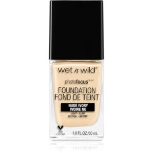 Wet n Wild Photo Focus Make-up lichid matifiant culoare Nude Ivory 30 ml-Țena