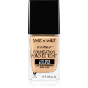 Wet n Wild Photo Focus Make-up lichid matifiant culoare Soft Beige 30 ml-Țena