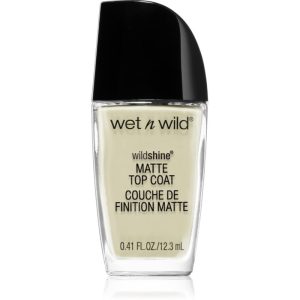 Wet n Wild Wild Shine lac de unghii/parte sus cu efect matifiant 12