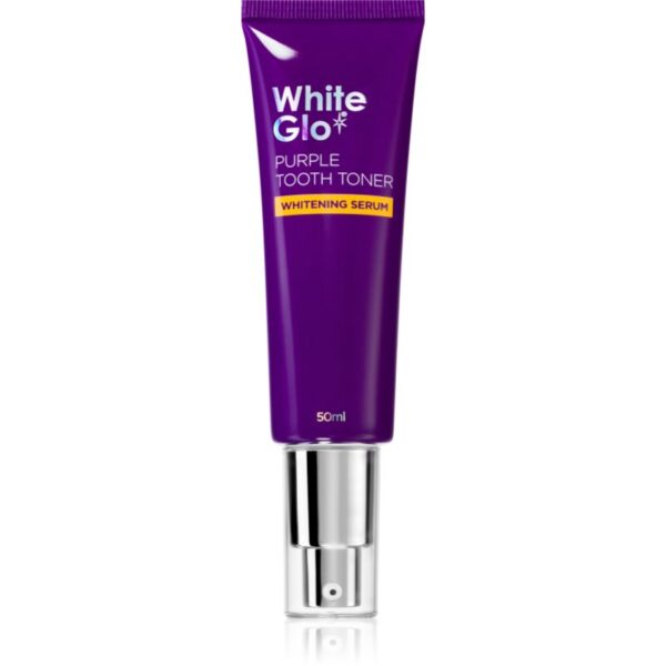 White Glo Purple Tooth Toner Whitening Serum ser cu efect de albire pentru dinti 50 ml-Țena