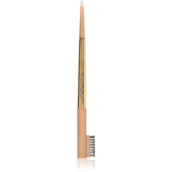 Wibo 3in1 Eyebrow Stylist creion dermatograf cu două capete pentru sprâncene cu pensula 1 0.6 g-ro
