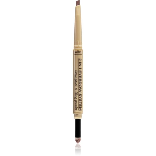 Wibo Eyebrow System creion pentru sprancene 2 in 1 1 1 buc-ro