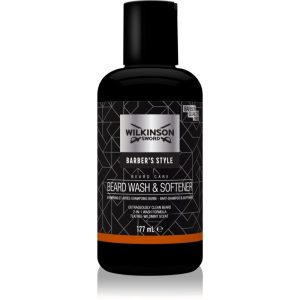 Wilkinson Sword Barbers Style Beard Wash & Softener șampon pentru barbă 177 ml-Țena
