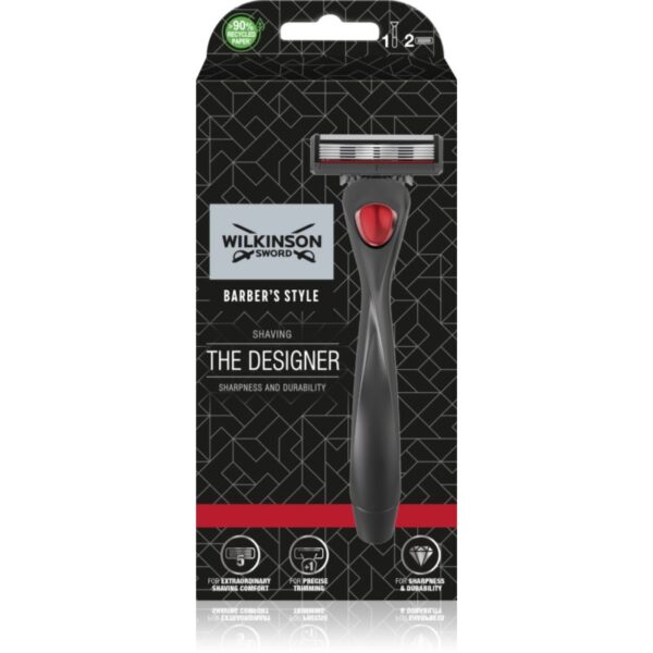 Wilkinson Sword Barbers Style The Architect aparat de ras + rezervă 2 pc-ro