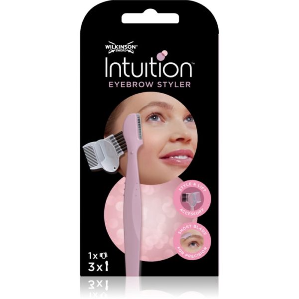 Wilkinson Sword Intuition Eyebrow Styler epilator pentru femei pentru sprâncene 3 buc-Țena