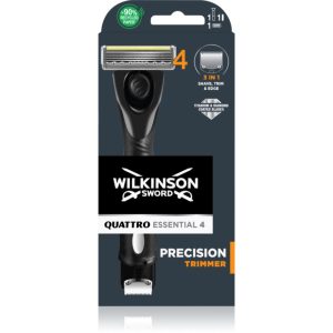 Wilkinson Sword Quattro Precision Trimmer Aparat de ras + rezervă lame 2 pc-ro