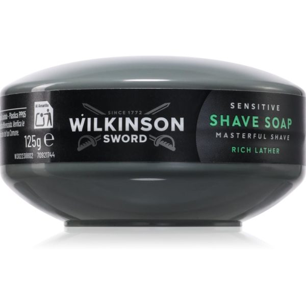Wilkinson Sword Sensitive Shave Soap Rich Lather săpun pentru bărbierit pentru barbati 125 g-Țena