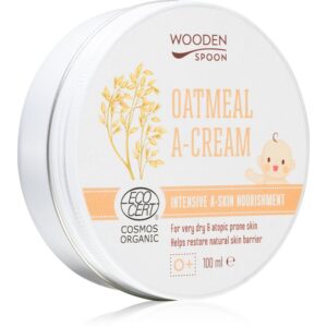 WoodenSpoon Oatmeal A-Cream crema calmanta hrănitoare pentru piele uscata spre atopica 100 ml-Țena