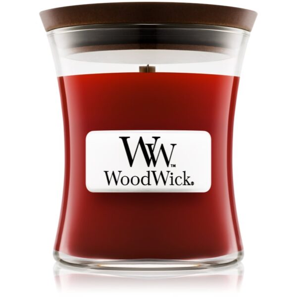 Woodwick Cinnamon Chai lumânare parfumată cu fitil din lemn 85 g-Țena